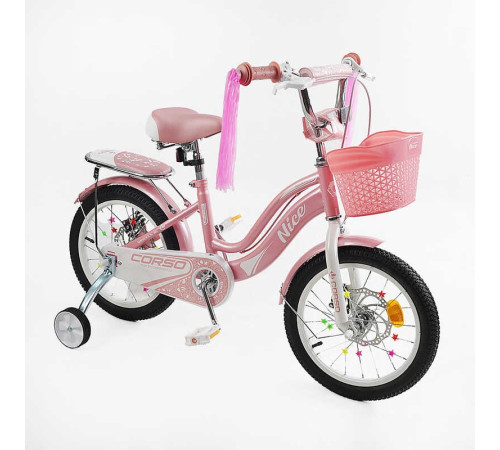 Велосипед 2-х колісний 16" "Corso Nice" NC-16262