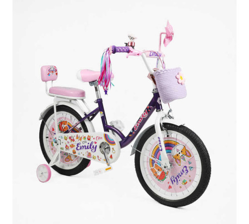 Велосипед 18" дюймів 2-х колісний "Corso" Emily ML-14035