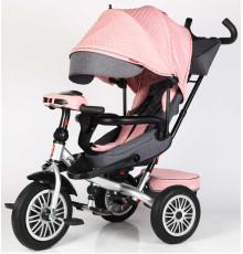 Велосипед 3-х кол. 8066 / 745-60 BestTrike "Perfetto" (1) поворотне сидіння, колеса гумові безкамерні, кошик, фара музична, USB, Bluetooth, в коробці