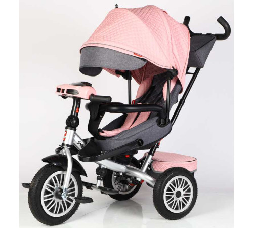 Велосипед 3-х кол. 8066 / 745-60 BestTrike "Perfetto" (1) поворотне сидіння, колеса гумові безкамерні, кошик, фара музична, USB, Bluetooth, в коробці