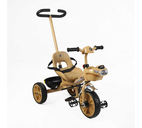 Велосипед 3-х колісний BS-70619 "Best Trike" (1) колеса EVA переднє 10’’, заднє 8’’, сталева рама, УКР. ОЗВУЧУВАННЯ, батьківська ручка, в коробці Велосипед 3-х колісний BS-70619 "Best Trike" (1) колеса EVA переднє 10’’, заднє 8’’, сталева рама, УКР. ОЗВУЧУВАННЯ, батьківська ручка, в коробці