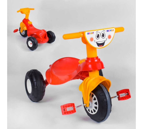 Дитячий велосипед Pilsan My Pet 07-132 (1) КРАСНО-ЖОВТИЙ, з клаксоном, в коробці Дитячий велосипед Pilsan My Pet 07-132 (1) КРАСНО-ЖОВТИЙ, з клаксоном, в коробці