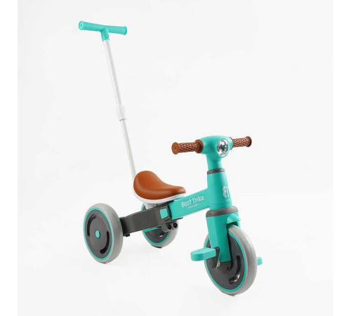 Велосипед 3-х кол. Best Trike LB-10360 (1) матеріал рами нейлон, колеса передні 10``, задні 8``, батьківська ручка, в коробці Велосипед 3-х кол. Best Trike LB-10360 (1) матеріал рами нейлон, колеса передні 10``, задні 8``, батьківська ручка, в коробці