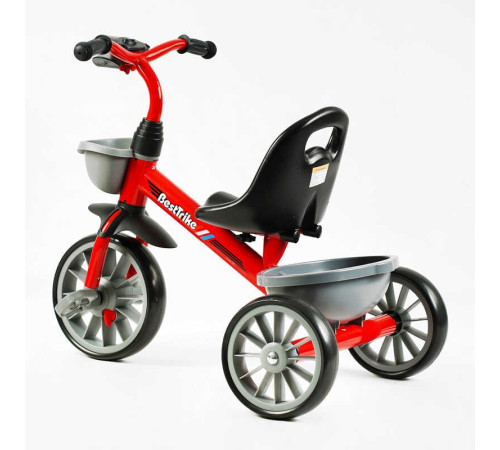 Велосипед 3-х колісний BS-23044 "Best Trike" (1) колеса EVA переднє 12’’, заднє 10’’, сталева рама, фара з музикою та світлом, 1 пісня українською та 2 англійською, 2 кошики, в коробці Велосипед 3-х колісний BS-23044 "Best Trike" (1) колеса EVA переднє 12’’, заднє 10’’, сталева рама, фара з музикою та світлом, 1 пісня українською та 2 англійською, 2 кошики, в коробці