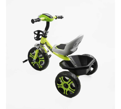 Велосипед 3-х колісний BS-25084 "Best Trike" (1) колеса EVA переднє 12’’, заднє 10’’, сталева рама, фара з музикою та світлом, кошик, в коробці Велосипед 3-х колісний BS-25084 "Best Trike" (1) колеса EVA переднє 12’’, заднє 10’’, сталева рама, фара з музикою та світлом, кошик, в коробці