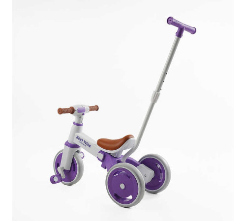 Велосипед 3-х кол. Best Trike LB-10571 (1) матеріал рами нейлон, колеса передні 10``, задні 8``, батьківська ручка, в коробці Велосипед 3-х кол. Best Trike LB-10571 (1) матеріал рами нейлон, колеса передні 10``, задні 8``, батьківська ручка, в коробці