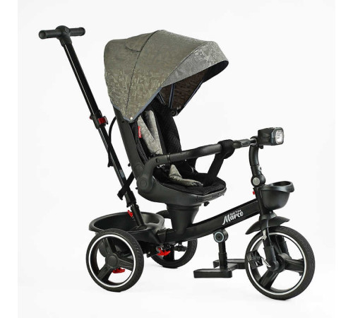 Велосипед 9155 / 318-82 BestTrike "Marco" (1) поворотне сидіння, складне кермо, колеса з прогумованим PU, кошик, телескопічна ручка, фара музична Велосипед 9155 / 318-82 BestTrike "Marco" (1) поворотне сидіння, складне кермо, колеса з прогумованим PU, кошик, телескопічна ручка, фара музична