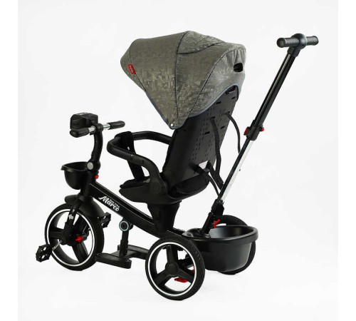 Велосипед 9155 / 318-82 BestTrike "Marco" (1) поворотне сидіння, складне кермо, колеса з прогумованим PU, кошик, телескопічна ручка, фара музична Велосипед 9155 / 318-82 BestTrike "Marco" (1) поворотне сидіння, складне кермо, колеса з прогумованим PU, кошик, телескопічна ручка, фара музична