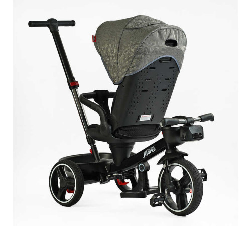 Велосипед 9155 / 318-82 BestTrike "Marco" (1) поворотне сидіння, складне кермо, колеса з прогумованим PU, кошик, телескопічна ручка, фара музична Велосипед 9155 / 318-82 BestTrike "Marco" (1) поворотне сидіння, складне кермо, колеса з прогумованим PU, кошик, телескопічна ручка, фара музична