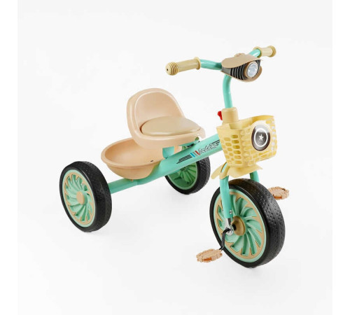 Велосипед 3-х колісний BS-33461 "Best Trike" (1) колеса EVA переднє 12’’, заднє 10’’, сталева рама, УКР. ОЗВУЧУВАННЯ, світло, 2 кошики, в коробці Велосипед 3-х колісний BS-33461 "Best Trike" (1) колеса EVA переднє 12’’, заднє 10’’, сталева рама, УКР. ОЗВУЧУВАННЯ, світло, 2 кошики, в коробці