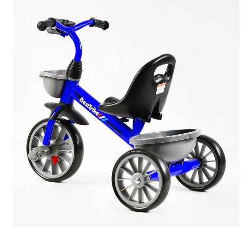 Велосипед 3-х колісний BS-12530 "Best Trike" (1) колеса EVA переднє 12’’, заднє 10’’, сталева рама, фара з музикою та світлом, 1 пісня українською та 2 англійською, 2 кошики, в коробці Велосипед 3-х колісний BS-12530 "Best Trike" (1) колеса EVA переднє 12’’, заднє 10’’, сталева рама, фара з музикою та світлом, 1 пісня українською та 2 англійською, 2 кошики, в коробці