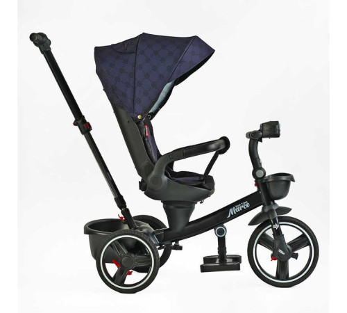 Велосипед 9155 / 331-09 BestTrike "Marco" (1) поворотне сидіння, складне кермо, колеса з прогумованим PU, кошик, телескопічна ручка, фара музична Велосипед 9155 / 331-09 BestTrike "Marco" (1) поворотне сидіння, складне кермо, колеса з прогумованим PU, кошик, телескопічна ручка, фара музична