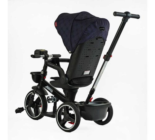 Велосипед 9155 / 331-09 BestTrike "Marco" (1) поворотне сидіння, складне кермо, колеса з прогумованим PU, кошик, телескопічна ручка, фара музична Велосипед 9155 / 331-09 BestTrike "Marco" (1) поворотне сидіння, складне кермо, колеса з прогумованим PU, кошик, телескопічна ручка, фара музична