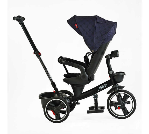Велосипед 9155 / 331-09 BestTrike "Marco" (1) поворотне сидіння, складне кермо, колеса з прогумованим PU, кошик, телескопічна ручка, фара музична Велосипед 9155 / 331-09 BestTrike "Marco" (1) поворотне сидіння, складне кермо, колеса з прогумованим PU, кошик, телескопічна ручка, фара музична