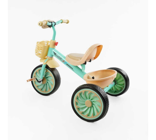 Велосипед 3-х колісний BS-33461 "Best Trike" (1) колеса EVA переднє 12’’, заднє 10’’, сталева рама, УКР. ОЗВУЧУВАННЯ, світло, 2 кошики, в коробці Велосипед 3-х колісний BS-33461 "Best Trike" (1) колеса EVA переднє 12’’, заднє 10’’, сталева рама, УКР. ОЗВУЧУВАННЯ, світло, 2 кошики, в коробці