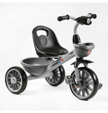 Велосипед 3-х колісний BS-18125 "Best Trike" (1) колеса EVA переднє 12’’, заднє 10’’, сталева рама, фара з музикою та світлом, 1 пісня українською та 2 англійською, 2 кошики, в коробці