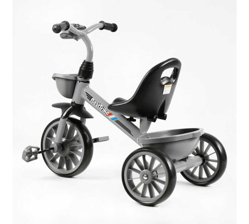 Велосипед 3-х колісний BS-18125 "Best Trike" (1) колеса EVA переднє 12’’, заднє 10’’, сталева рама, фара з музикою та світлом, 1 пісня українською та 2 англійською, 2 кошики, в коробці Велосипед 3-х колісний BS-18125 "Best Trike" (1) колеса EVA переднє 12’’, заднє 10’’, сталева рама, фара з музикою та світлом, 1 пісня українською та 2 англійською, 2 кошики, в коробці