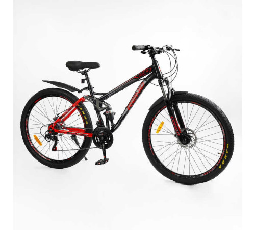 Велосипед Спортивний Corso 27.5" дюймів "Rend" RD-50401 Велосипед Спортивний Corso 27.5" дюймів "Rend" RD-50401