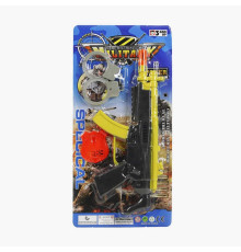 Поліцейський набір 181-35 (168/2) автомат з тріскачкою, наручники, жетон, на листі