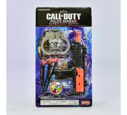 Поліцейський набір 502-32 (240/2) пістолет, наручники, у слюді