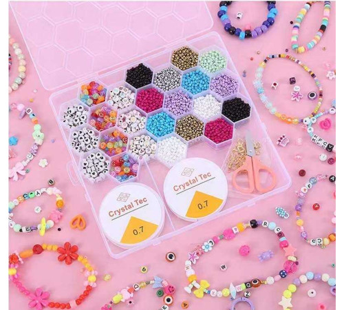 Набір бісеру 610-42 B (120) ліска, ножиці, у боксі