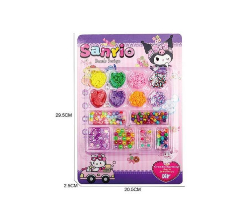 Набір бісеру K 610-4 A (300/2) ліска, на листі