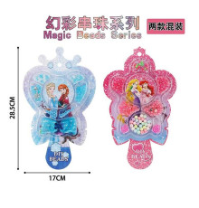 Набір бісеру LD 6079 (384/2) 2 кольори, ліска, заколка, на листі