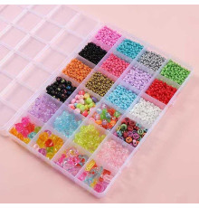 Набір бісеру 610-34 J (120) ножиці, ліска, у боксі