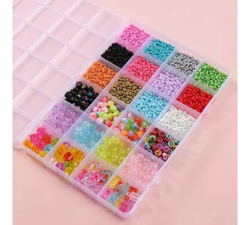 Набір бісеру 610-34 J (120) ножиці, ліска, у боксі