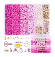 Набір намистин 1199-140 (96/2) фурнітура, ліска, ножиці, в боксі