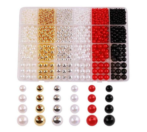 Набір намистин 1199-247 (96/2) ліска, в боксі