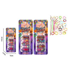 Набір бісеру 22065 (480/2) "Carnival", 2 види, намистини, браслет, нитки, на листі