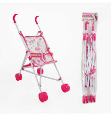 Візок для ляльок 968-6 (72/2) висота 51 см, складна конструкція, в пакеті