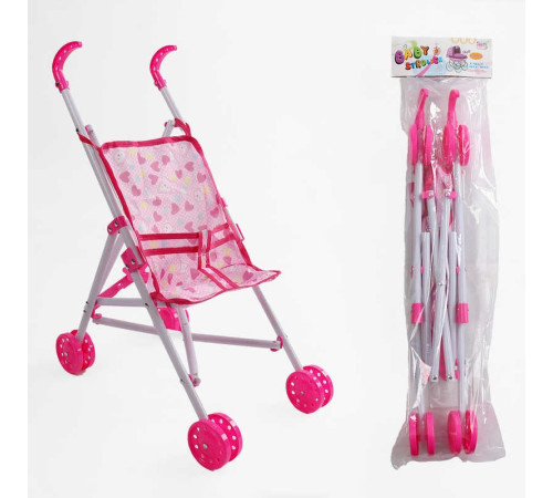 Візок для ляльок CS 7817 SH (72/2) висота 50 см, складна конструкція, в пакеті – в наличии! Купите сейчас у KAZKOVA Візок для ляльок CS 7817 SH (72/2) висота 50 см, складна конструкція, в пакеті – в наличии! Купите сейчас у KAZKOVA