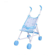 Візок для ляльок CS 7817 SL (72/2) складна конструкція, пластиковий каркас, текстильне сидіння, подвійні колеса, в пакеті