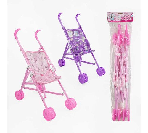 Візок для ляльок 3288-7 B/D (96/2) 2 кольори, висота 48 см, складна конструкція, в пакеті – в наличии! Купите сейчас у KAZKOVA Візок для ляльок 3288-7 B/D (96/2) 2 кольори, висота 48 см, складна конструкція, в пакеті – в наличии! Купите сейчас у KAZKOVA