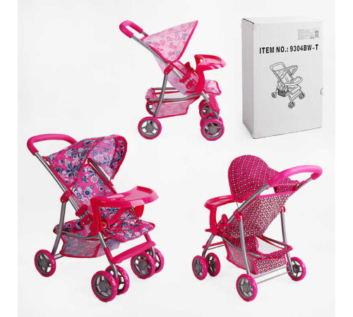 Візок для ляльок 9304 BW-T (4) літня, 3 види, діаметр коліс 10 см, в коробці, ВИДАЄТЬСЯ ТІЛЬКИ МІКС ВИДІВ – в наличии! Купите сейчас у KAZKOVA Візок для ляльок 9304 BW-T (4) літня, 3 види, діаметр коліс 10 см, в коробці, ВИДАЄТЬСЯ ТІЛЬКИ МІКС ВИДІВ – в наличии! Купите сейчас у KAZKOVA