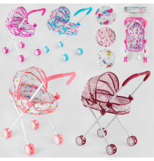 Візочок для ляльок TK - 1588 (24/3) "TK Group" 4 види, в пакеті, ВИДАЄТЬСЯ ТІЛЬКИ МІКС ВИДІВ