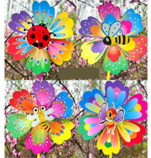 Вітрячок C 70544 (300) ЦІНА ЗА 2 ШТУКИ В УПАКОВЦІ, паличка окремо х2 штуки, діаметр квітки 20см, в пакеті, ВИДАЄТЬСЯ МІКС ВИДІВ