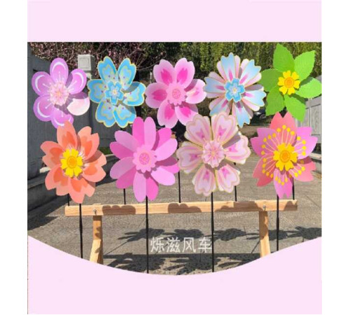 Вітрячок C 70545 (200) ЦІНА ЗА 1 ШТУКУ, "Квітка", довжина 31см, в пакеті, ВИДАЄТЬСЯ МІКС ВИДІВ – в наличии! Купите сейчас у KAZKOVA