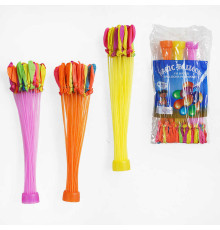 Водна гра C 68715 (250) 111 кульок, 3 розділювачі води, резинки, в пакеті