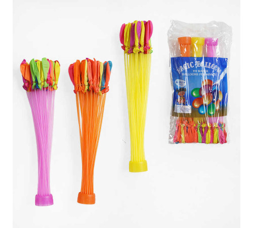 Водна гра C 68715 (250) 111 кульок, 3 розділювачі води, резинки, в пакеті – в наличии! Купите сейчас у KAZKOVA