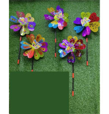 Вітрячок C 70495 (500) ЦІНА ЗА 1 ШТУКУ, висота - 46 см, комаха на квітці, ВИДАЄТЬСЯ МІКС ВИДІВ, у пакеті