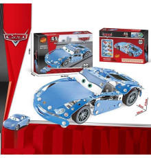 Конструктор металевий 128-4 (72/2) “Автомобіль”, інструменти, в коробці