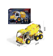 Конструктор 816 B-434 (24) “Автобетонозмішувач”, 520 деталей, металевий, в коробці