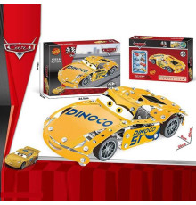 Конструктор металевий 128-6 (72/2) “Автомобіль”, інструменти, в коробці