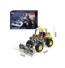 Конструктор 816 B-438 (24) “Трактор”, 520 деталей, металевий, в коробці