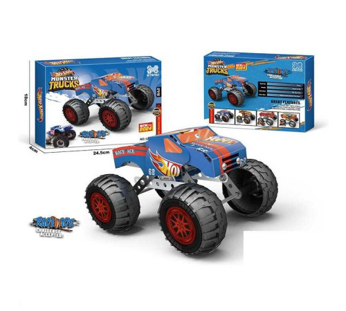 Конструктор металевий 124-7 (72/2) “Автомобіль”, інструменти, в коробці – в наличии! Купите сейчас у KAZKOVA