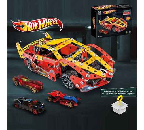 Конструктор металевий 8601 (36/2) “Автомобіль”, металопластикова машинка, інструменти, в коробці – в наличии! Купите сейчас у KAZKOVA