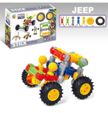 Конструктор SY 8807 (60/2) шарнірний, 25 елементів, діаметр коліс 5 см, в коробці